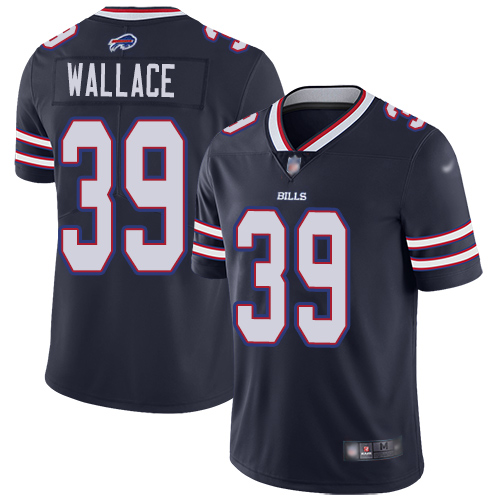Men Buffalo Bills 39 Levi Wallace Limited Navy Blue Inverted Legend NFL Jersey